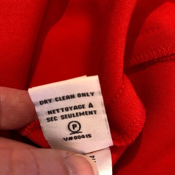 Diane von Furstenberg Carpreena orange red sleeveless sheath dress size 8 - Picture 11 of 16